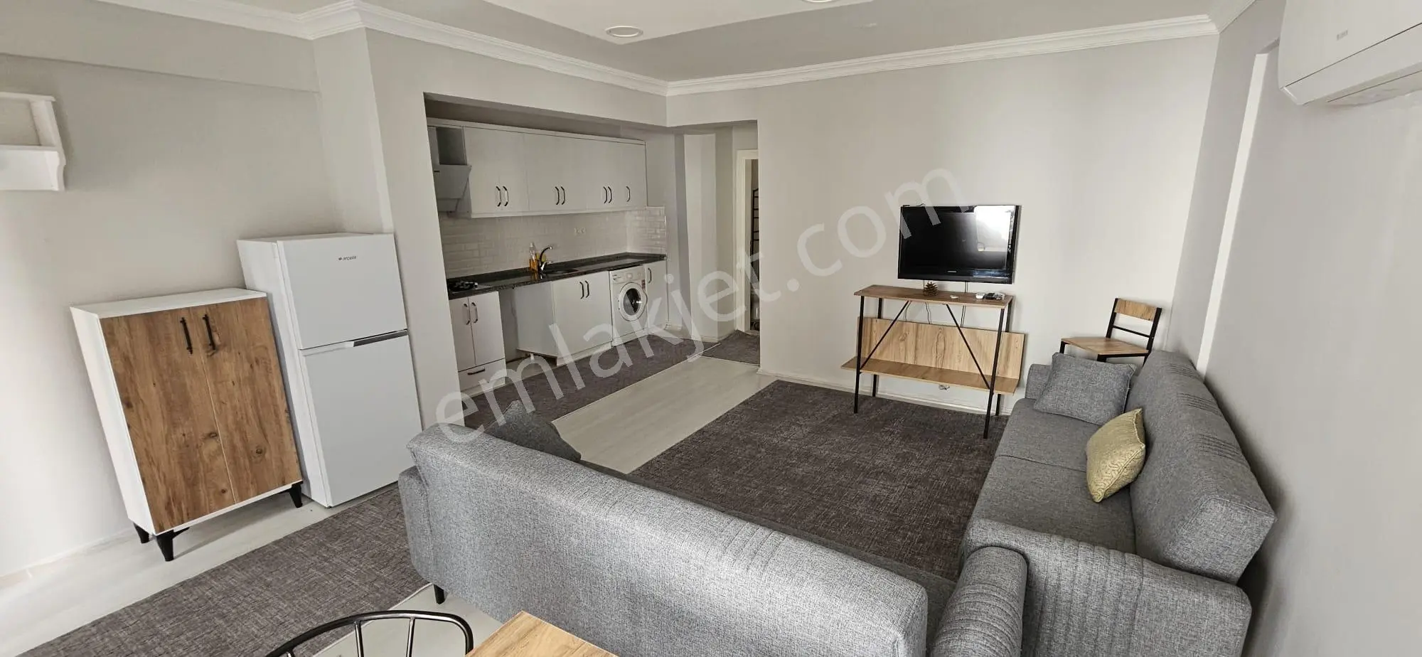Stop’tan Karapınar’da Havuzlu Eşyalı Kiralık 1+1 Daire - Görsel 2