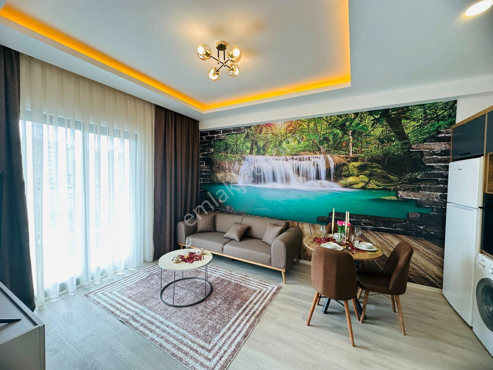 Alanya Mahmutlarda Merkezi Konumda Full Eşyalı 1+1 Satılık Daire - Görsel 16