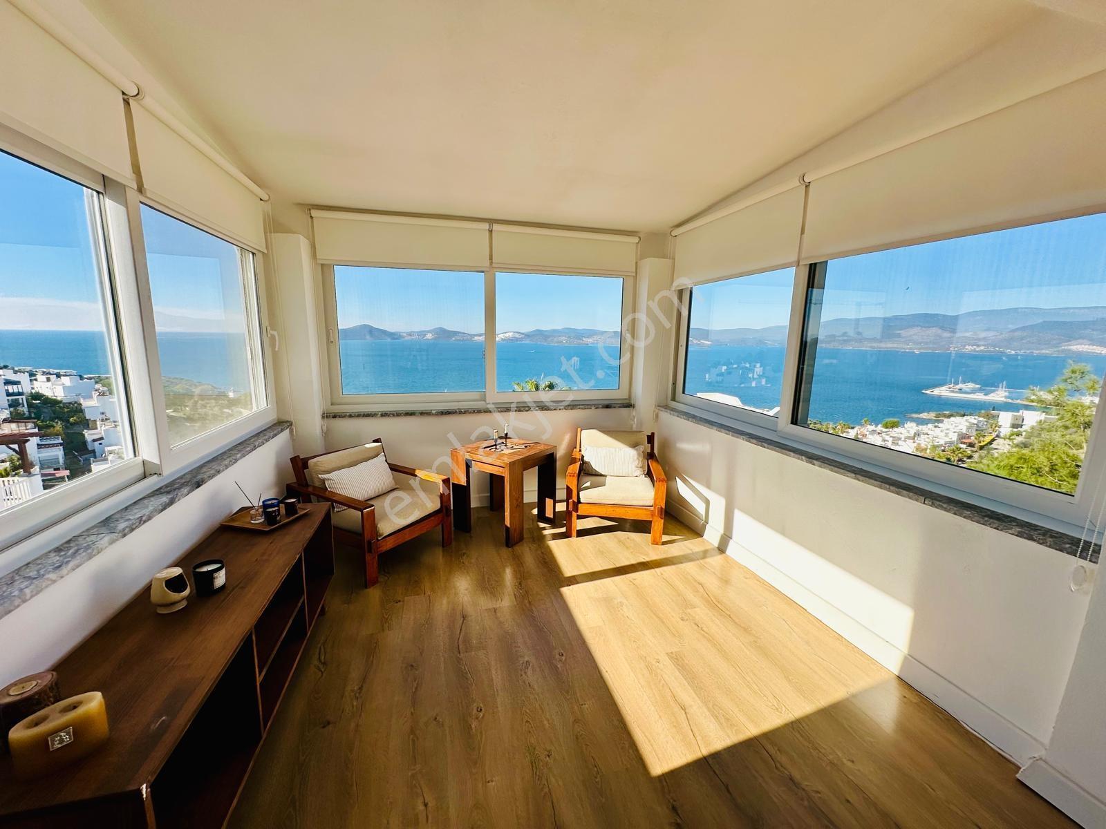 Milas Güllük'te Satılık Eşyalı, Deniz Manzaralı 3+1 Köşe Villa - Görsel 13