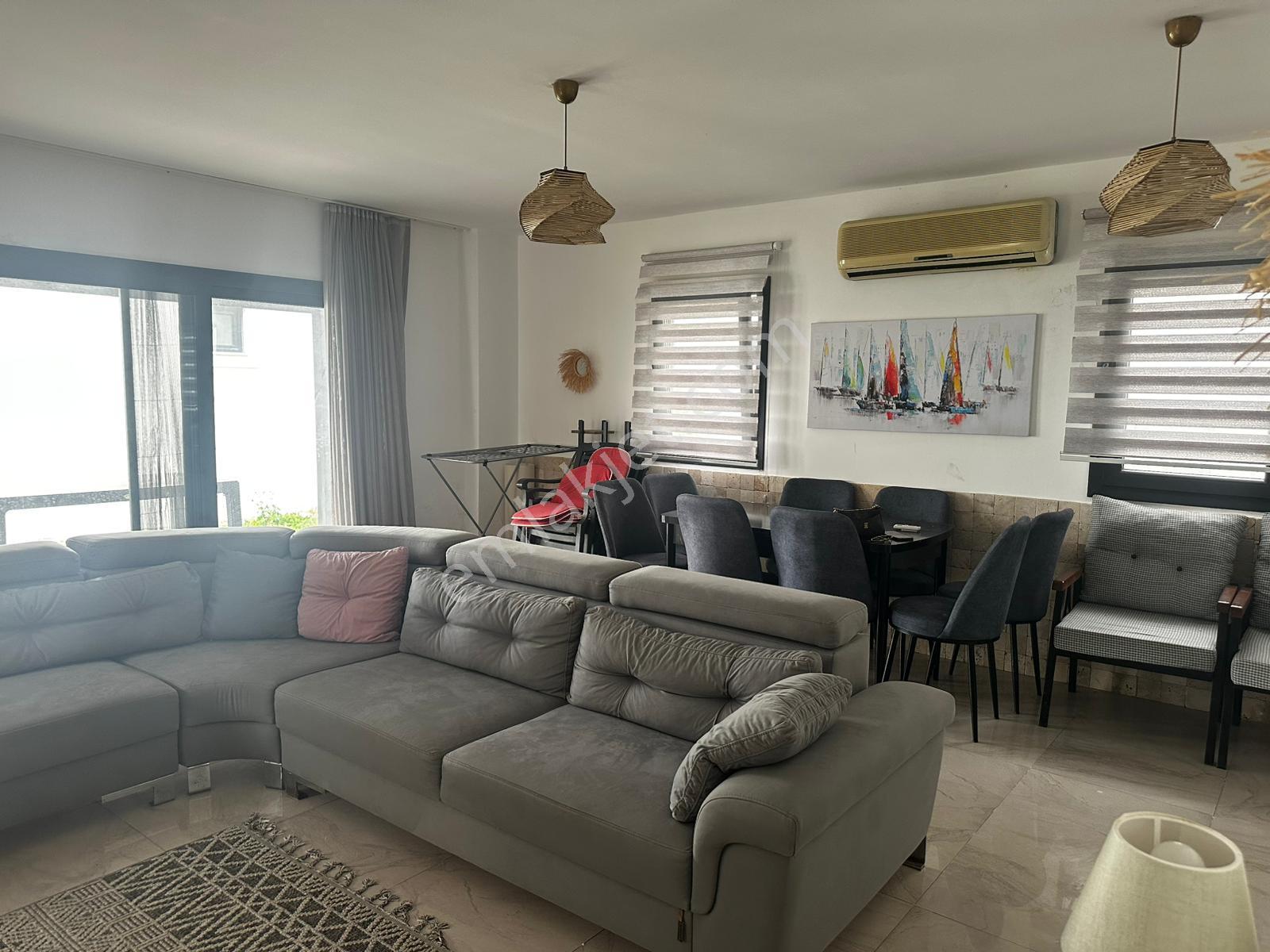 Gündoğan Kızılburun Deniz Manzaralı Bahçe Kullanımlı Ortak Havuzlu Sitede Bakımlı Villa - Görsel 24