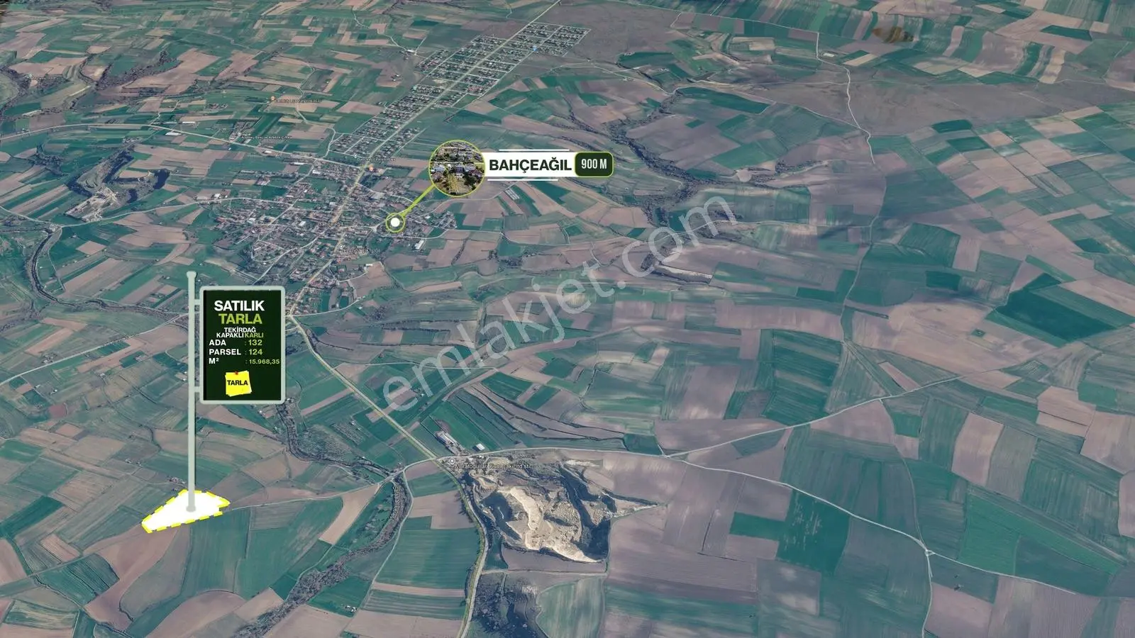 Expert'ten Tekirdağ Kapaklı Karlı'da 222 M² Satılık Tarla - Görsel 2