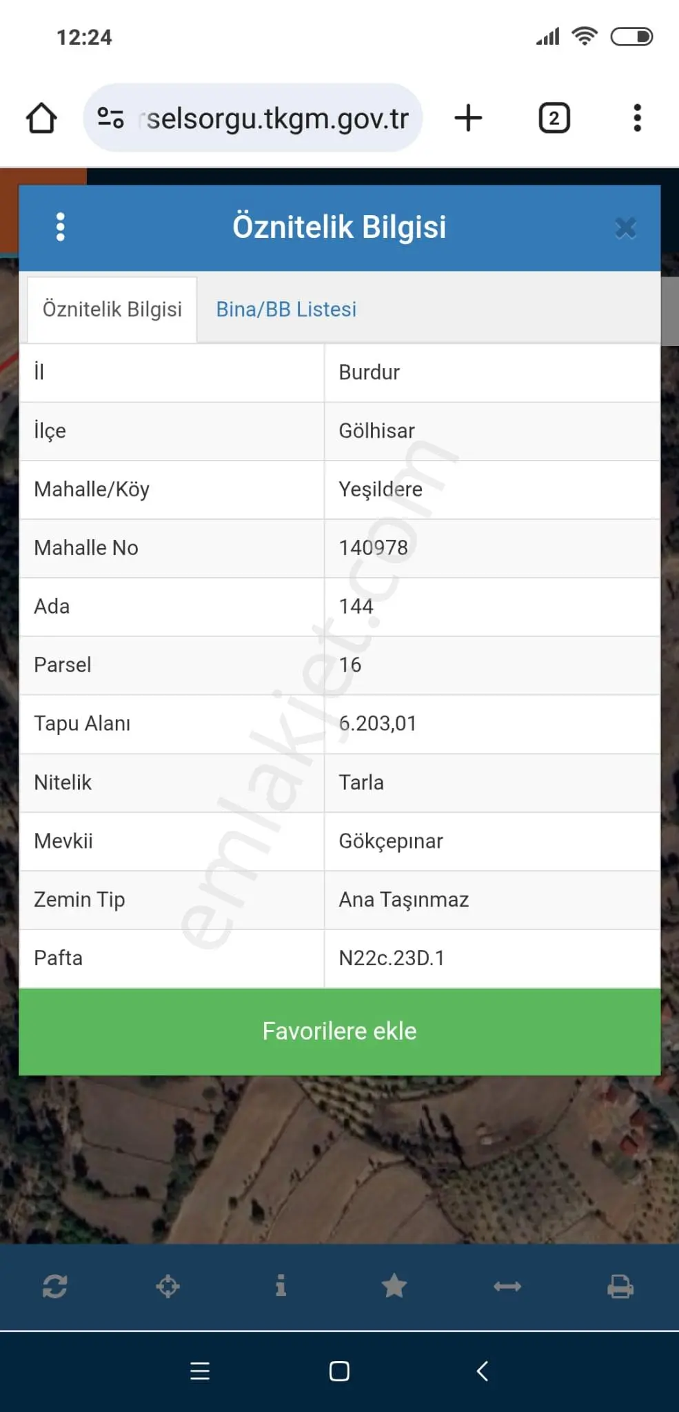 Yeşildere Gökçepınar Yazlık Bahçelik 6 Dönüm - Görsel 2
