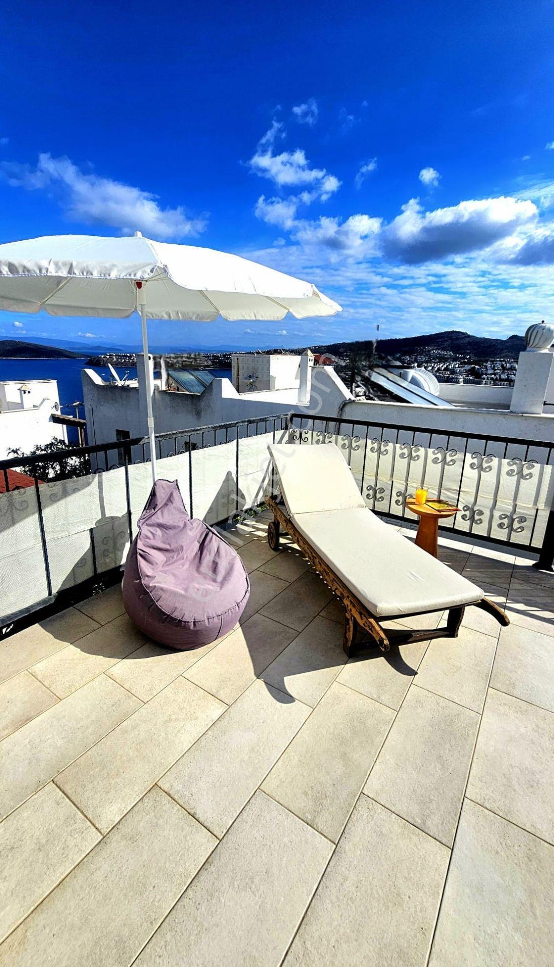 Gündoğan Tankay Sitesinde Deniz Manzaralı Bakımlı Havuzlu Plajlı Villa - Görsel 29