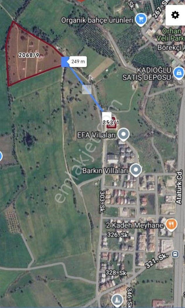 Barbaros Mah. İmara 250m - 220m² Satılık Bahçe (koop. Hisseli) - Görsel 3