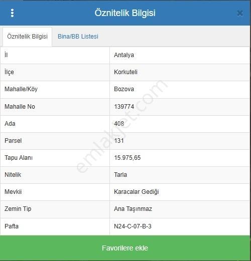 Korkuteli Bozovada Asfalta Sıfır Acil Kelepir Tarla - Görsel 3