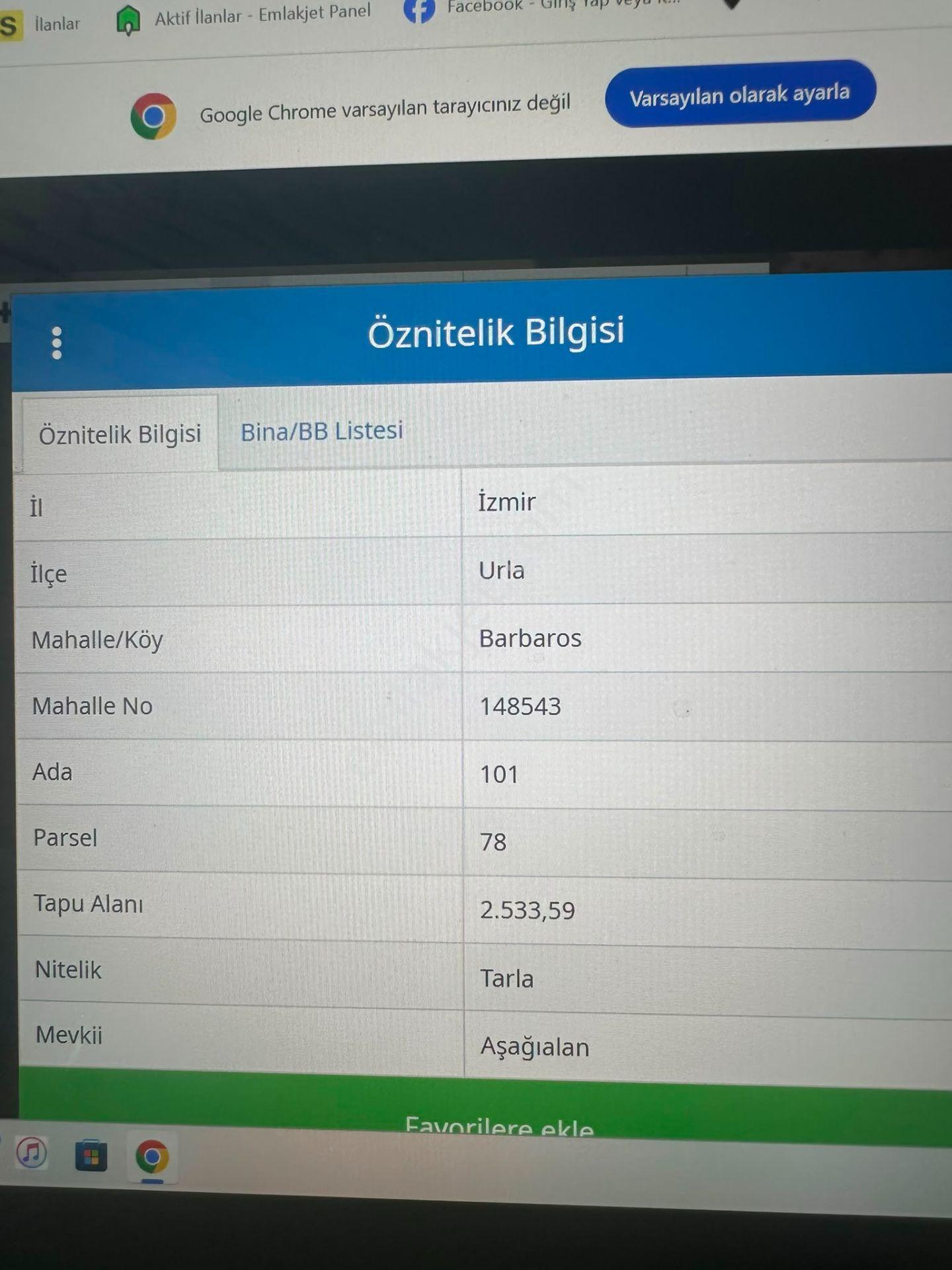 A24 Site Emlak ;urla Barbaros Köyü Yola Cepheli 4132 M2 Tarla - Görsel 4