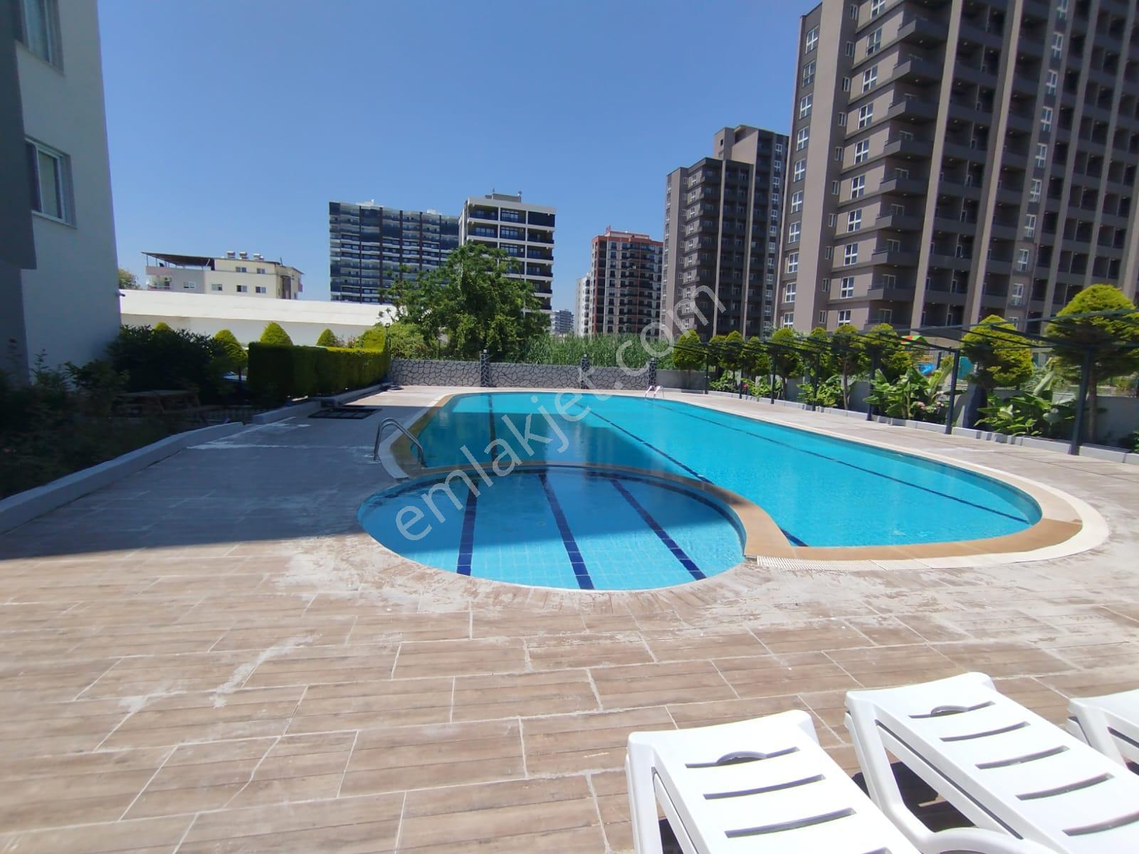 Erdemli Arpaç'ta Deniz Manzaralı, Havuzlu 2+1 Kiralık Daire - Görsel 25