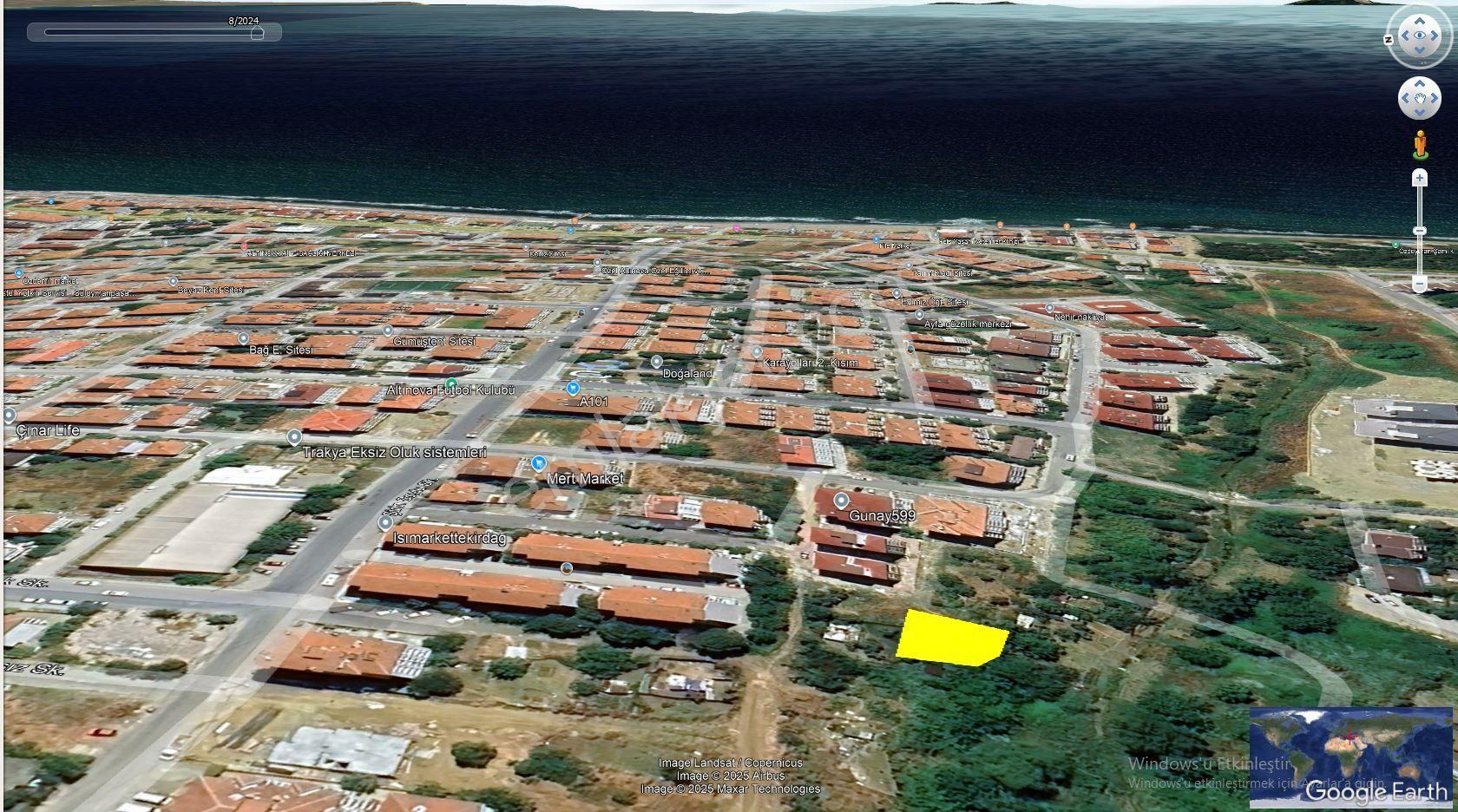 Tekirdağ Altınova Mahallesinde 5 Kat İmarlı Fırsat-kelepir İhtiyaçtan Acil Köşe Arsa - Görsel 9