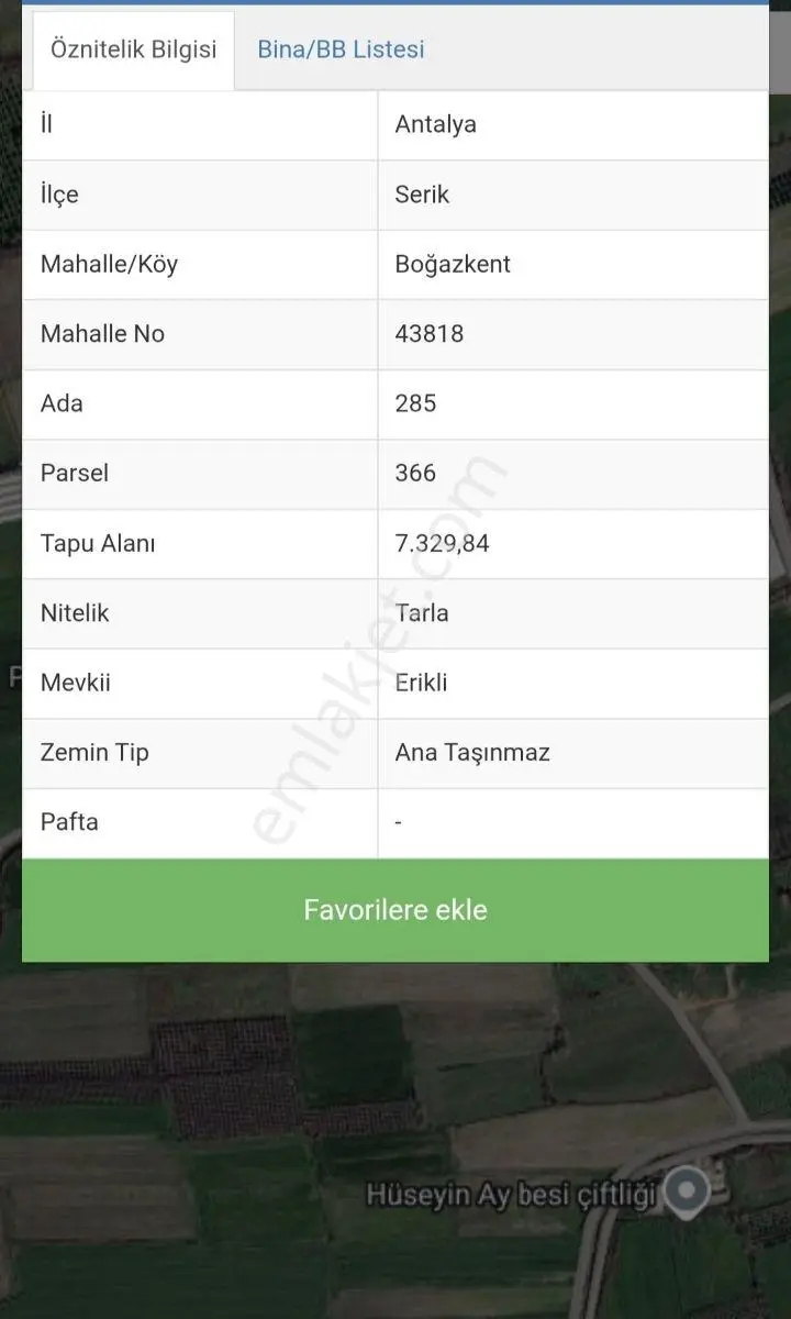 Antalya Serik Bogazkent*sahil Bölgesi*satılık Arazi - Görsel 4