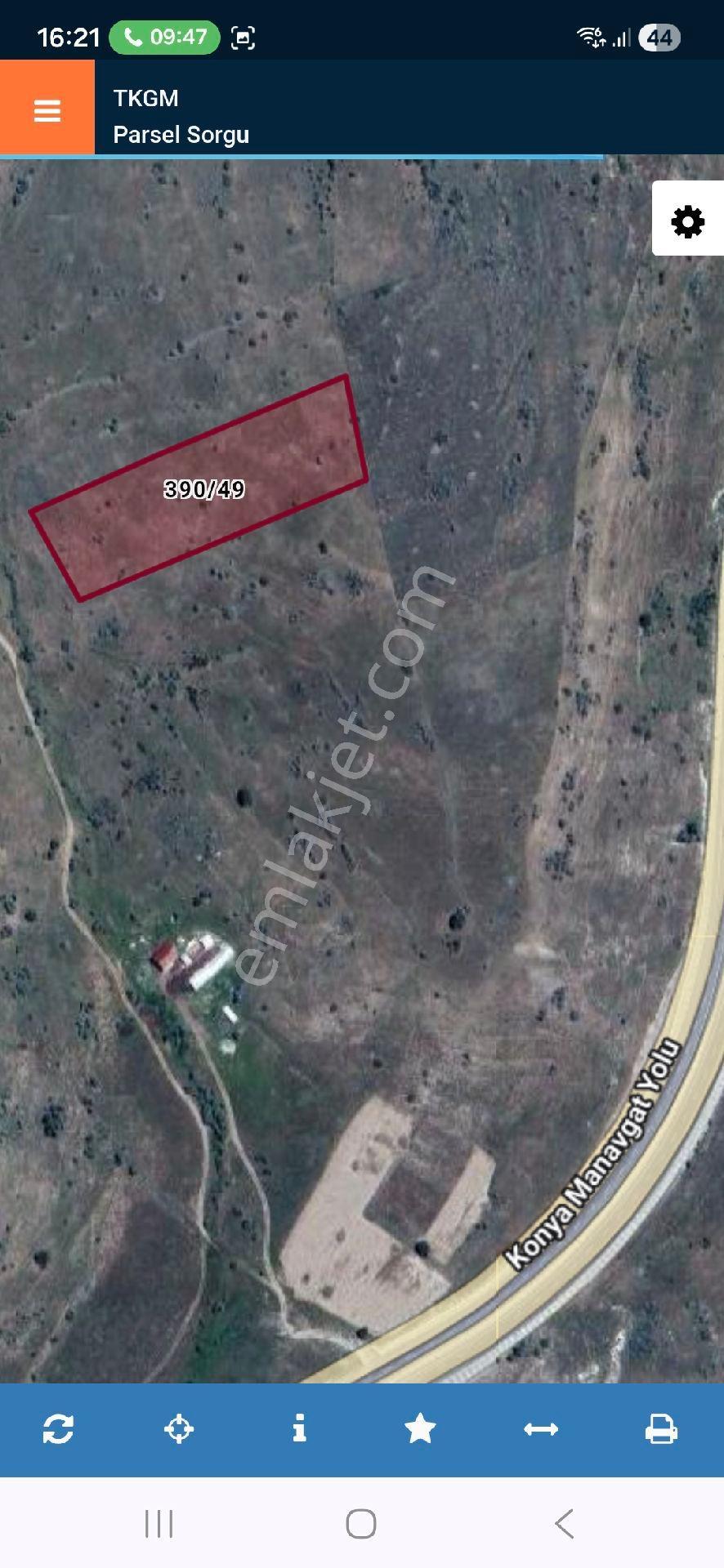 Karakoç Gayrimenkul Konya Merqm İnlice Mahallesinde Satılık 8500m2 Mustakil Tapulu Tarla - Görsel 2