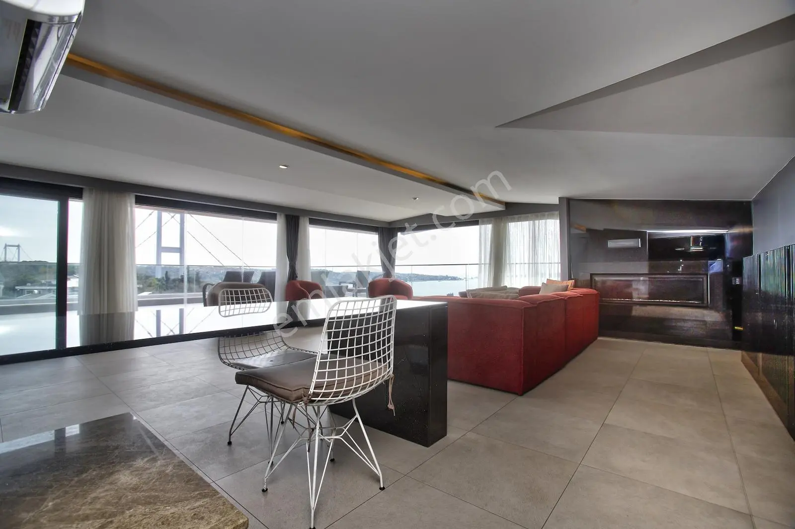 Ulus'ta Harika Manzaralı, Teraslı Kiralık Daire - Görsel 4
