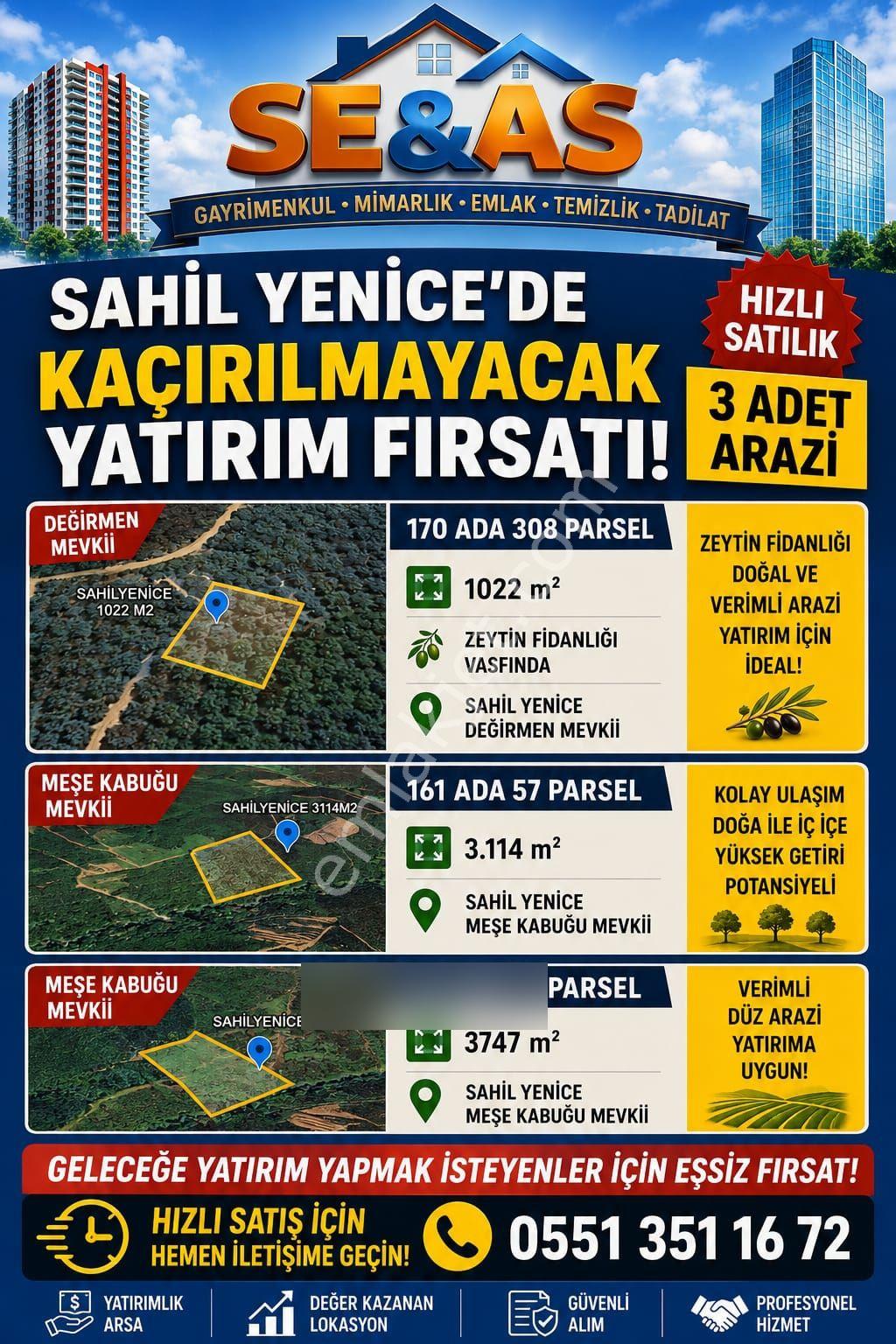 Se&as Exclusıve: Bandırma Sahil Yenice'de 3 Adet Değerli Lokasyonda Tarla - Görsel 2