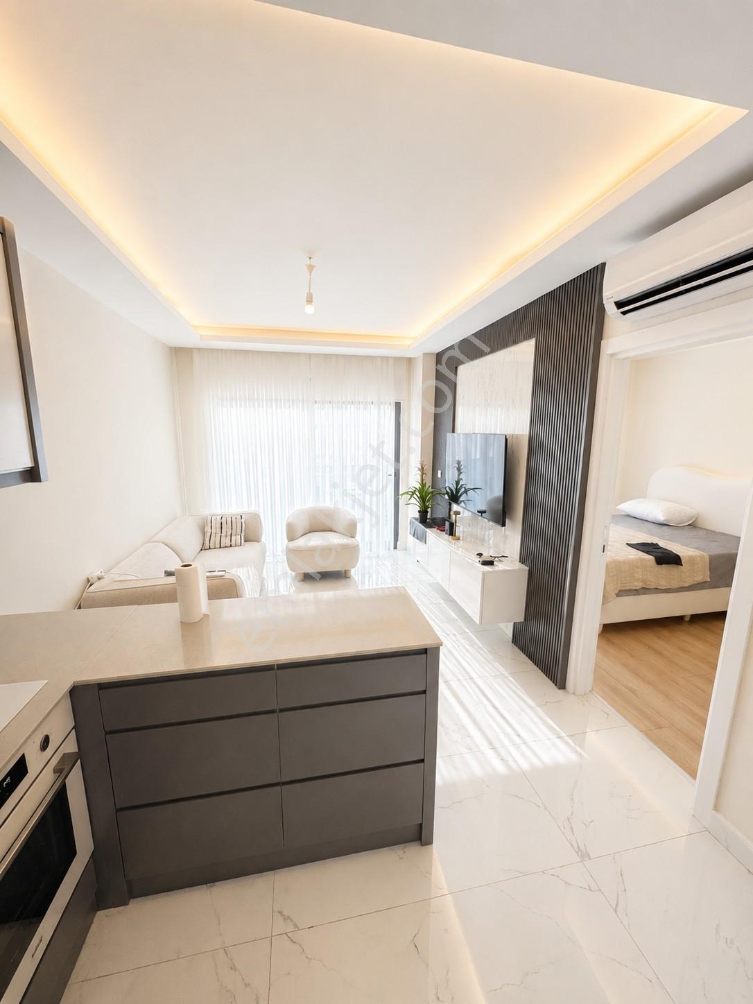 Oba Da Bahçeşehir Koleji Civarı Lüks Eşyalı 1+1 Full Aktivite - Görsel 3
