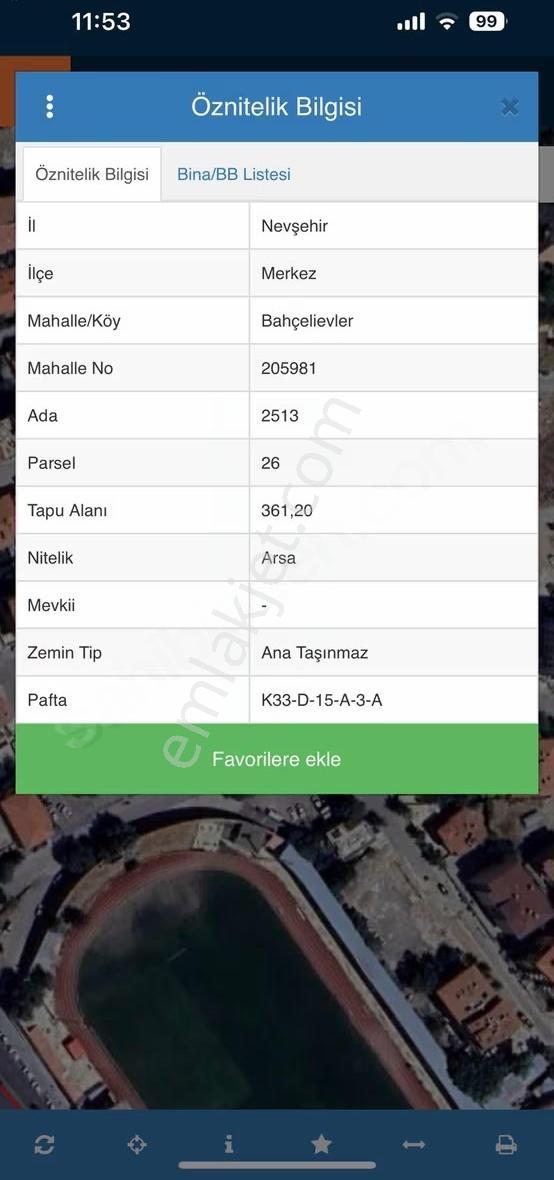 Mert Emlaktan Nevşehir Merkezde Emsalsiz Satılık Arsa - Görsel 3