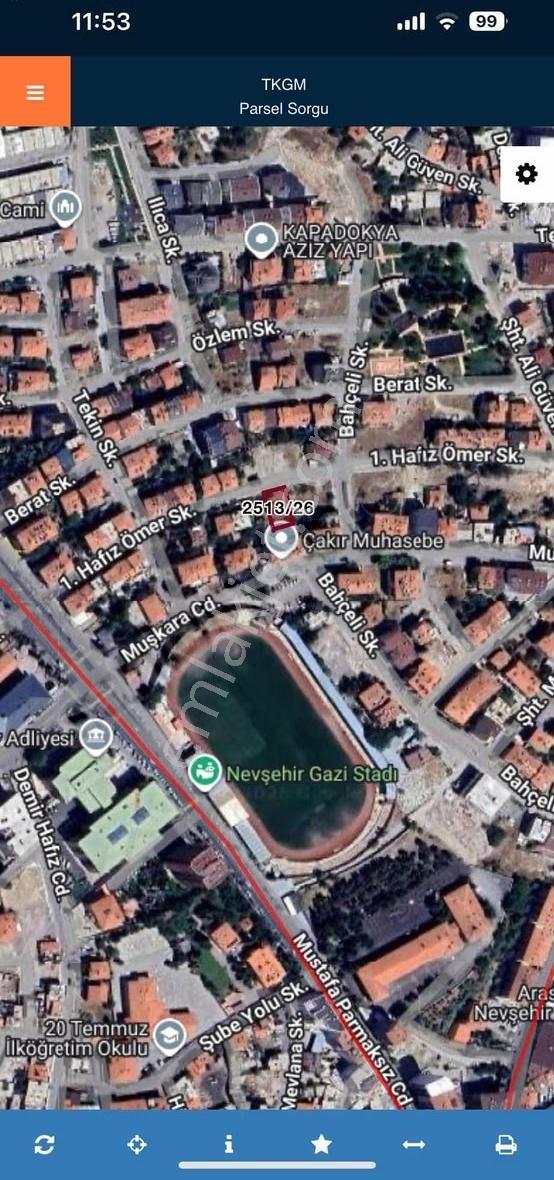 Mert Emlaktan Nevşehir Merkezde Emsalsiz Satılık Arsa - Görsel 2