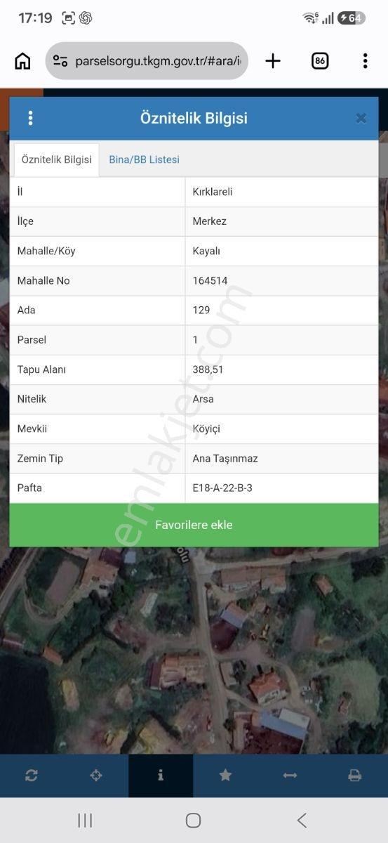 Emlakyaptan Merkez Kayalı Da Satılık 388m2 Köşe Parsel Arsa - Görsel 6