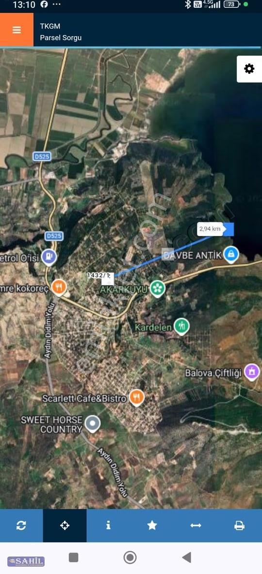 Aydın Didim Bozseki Satılık Göl Manzaralı 2 Arsa - Görsel 4