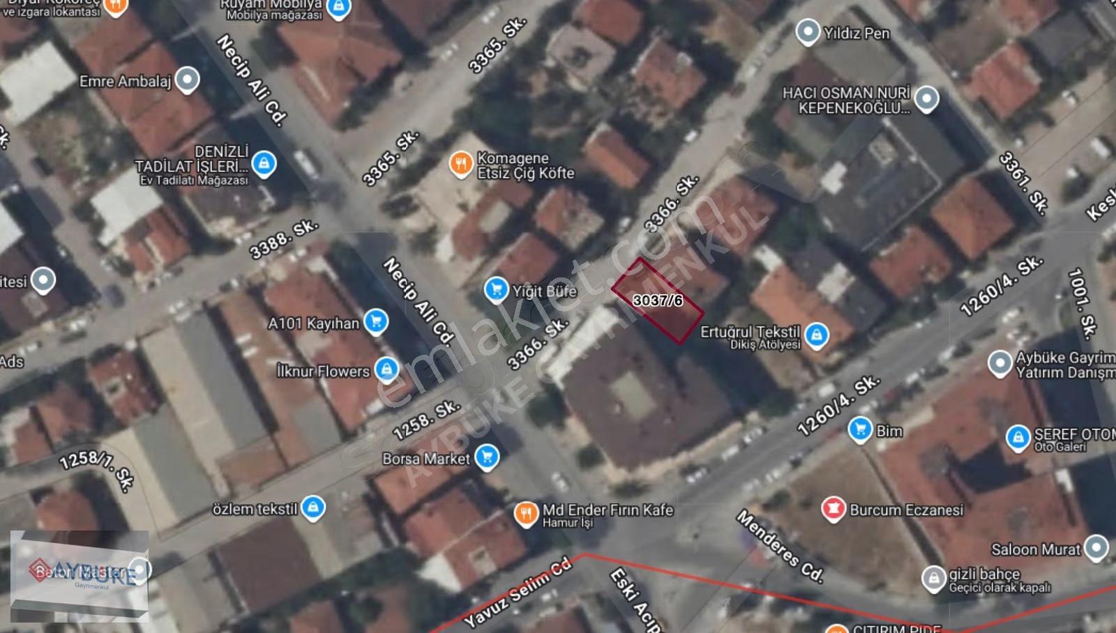 Kayhan Kasaplar Işıklarında Satılık 175 M² Konut İmarlı Arsa