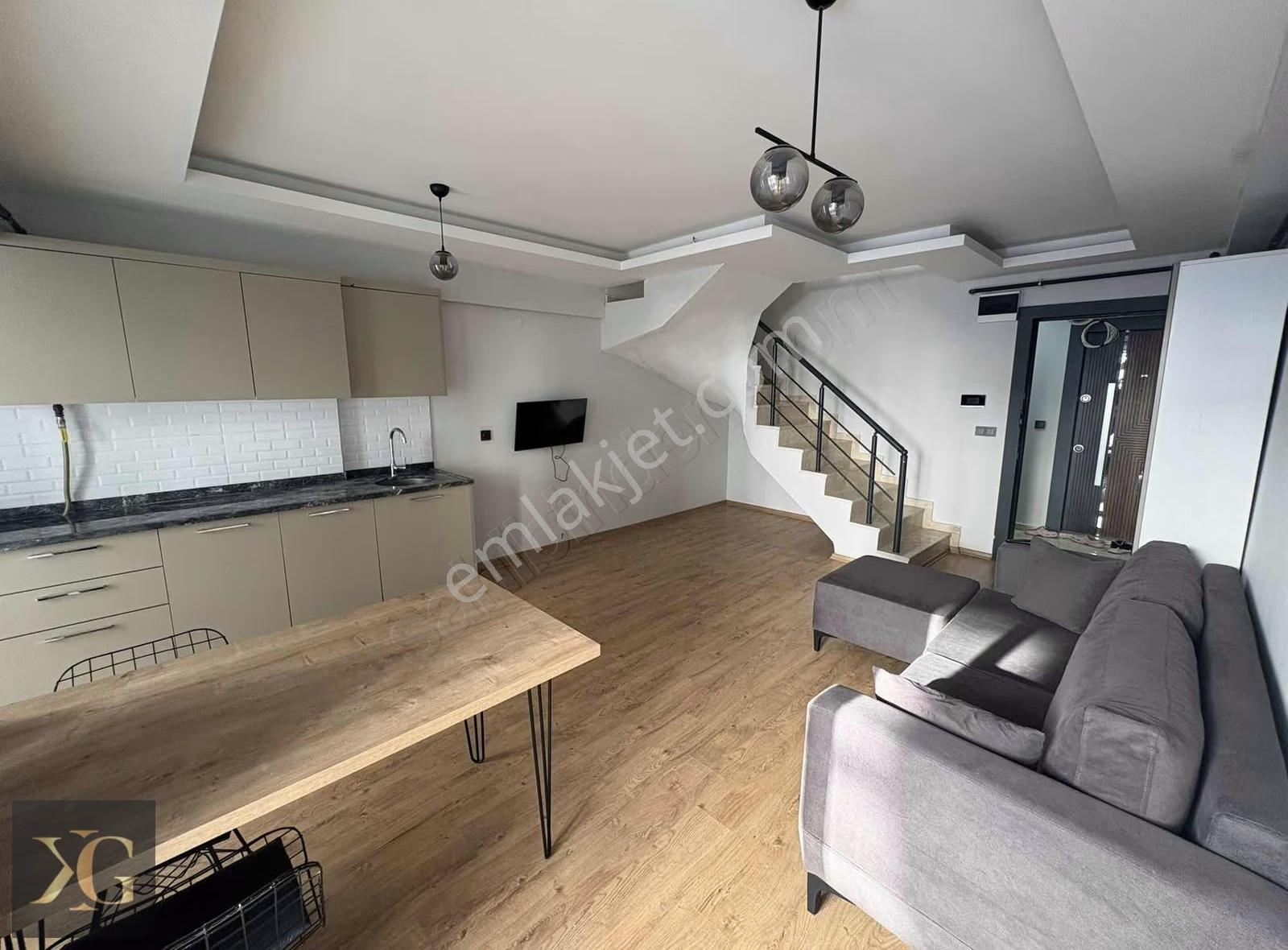 Pruva'dan Sıfır Binada 1+1 Dubleks Eşyalı Kiralık Daire - Görsel 32