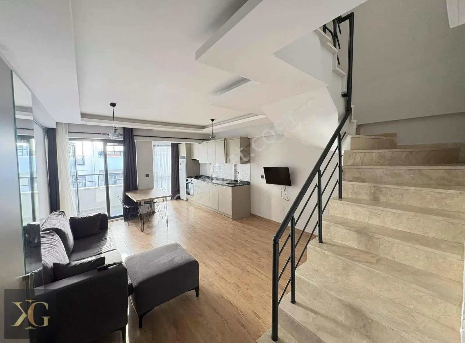 Pruva'dan Sıfır Binada 1+1 Dubleks Eşyalı Kiralık Daire - Görsel 2