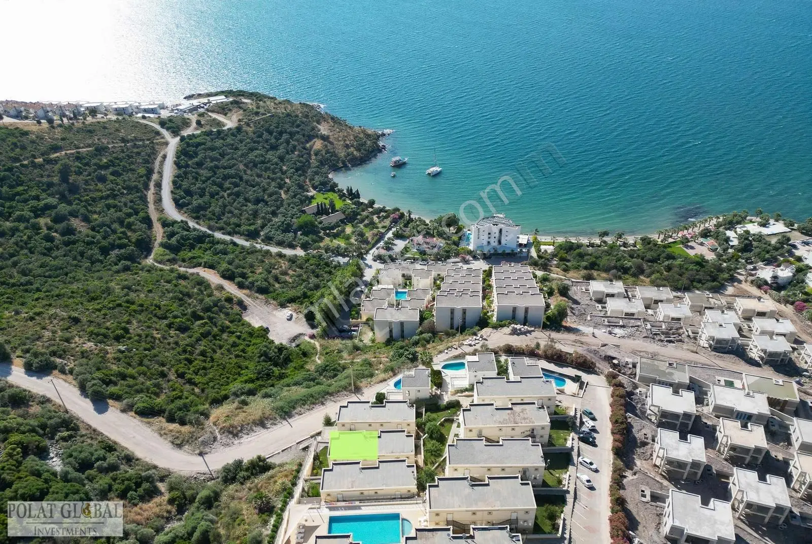 Güllük Havuzlu Site İçerisinde Deniz Manzaralı 2+1 Eşyalı Daire