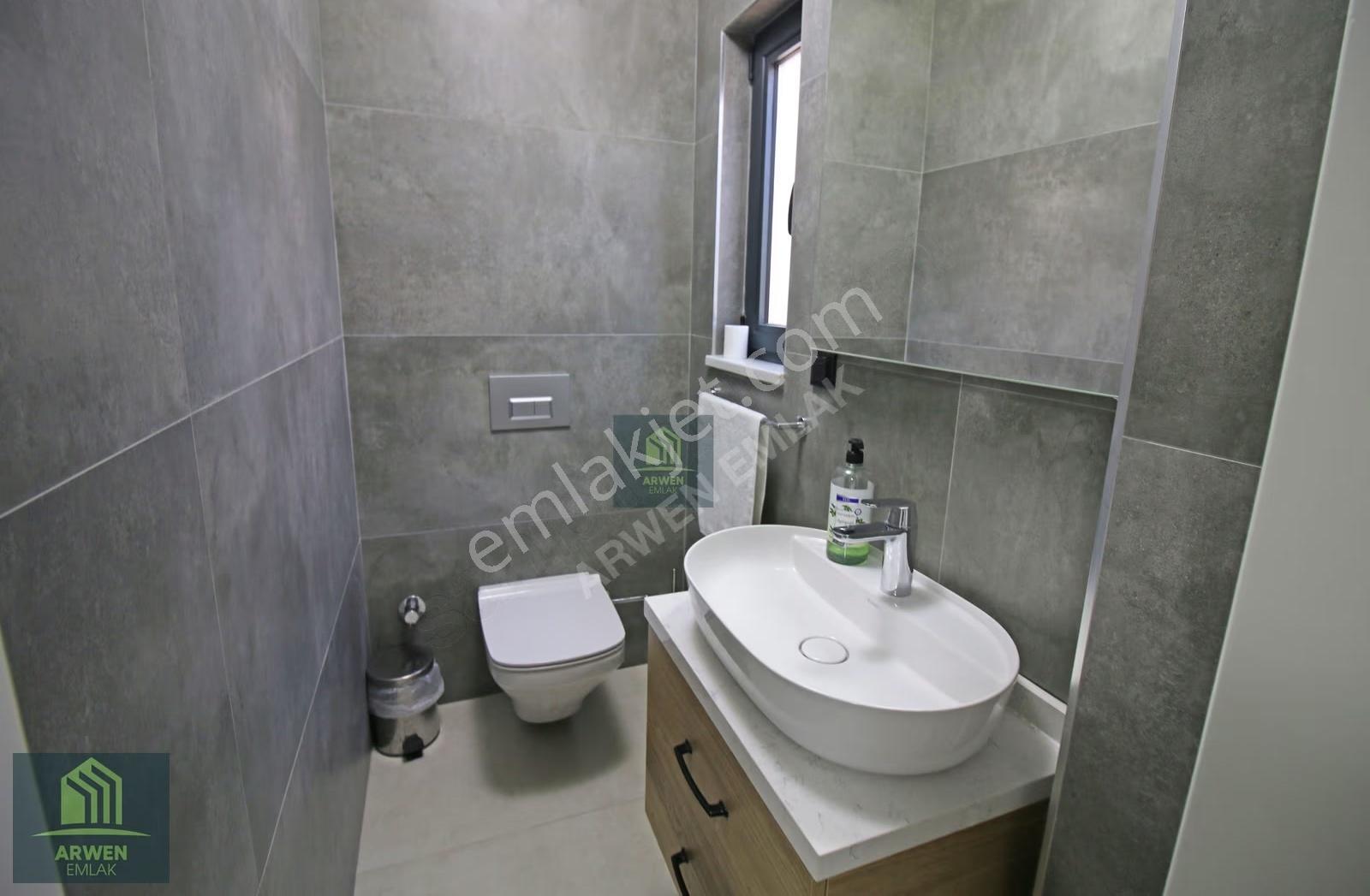 Arwen Emlak 3+1 Özel Havuzlu Triplex Müstakil Villa Kiralık!! - Görsel 13