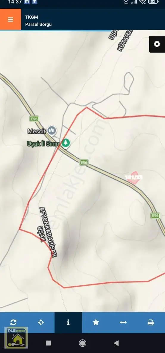 Afyon/sinanpaşa/çalışlar Köyü 75 Metre Yola Cepheli 6700m2 - Görsel 2