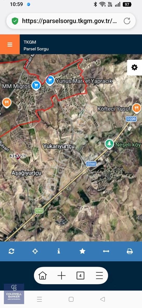 Aşağıyurtçu Mah'de Bulvara Cephe 4+1 Daire Getirili Kupon Arsa - Görsel 9