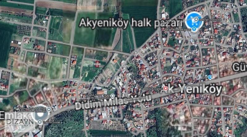 Didim Akyeniköy Merkezde Villa Bölgesinde 375m2 Villa Arsası - Görsel 2