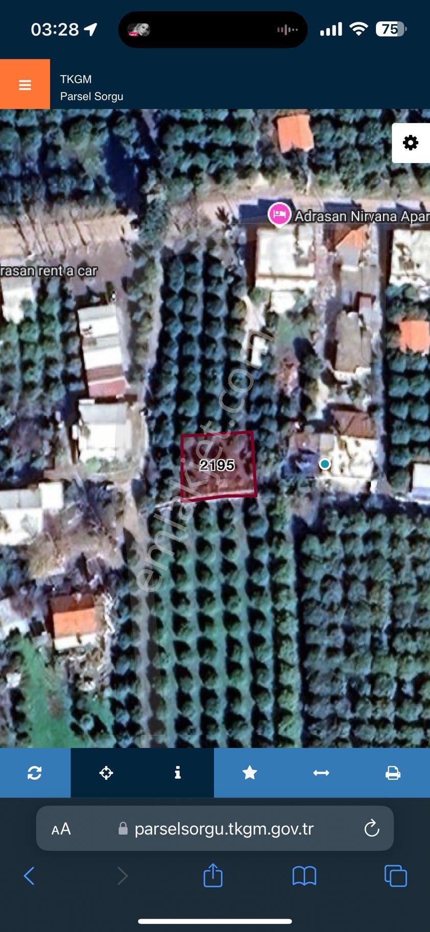 Adrasanda Tek Tapu Ev Yataklığı 280m - Görsel 2