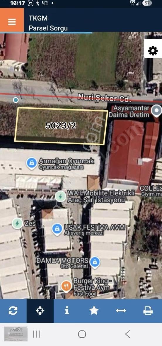 Şok Şok Nurişeker Caddesine 87 Metre Cepeli Ticari Arsa Satılık - Görsel 7