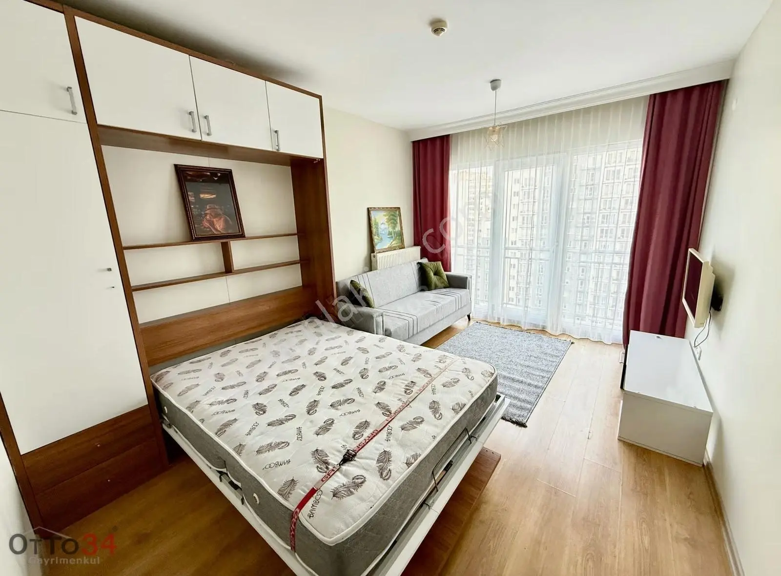 Otto34 'den İnnovia 3 Eşyalı Kiralık 1+0 Stüdyo Temiz