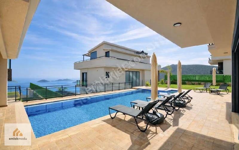 Kalkanın Zirvesinde! Full Deniz Manzarası, Ultra Lüks Villa - Görsel 6