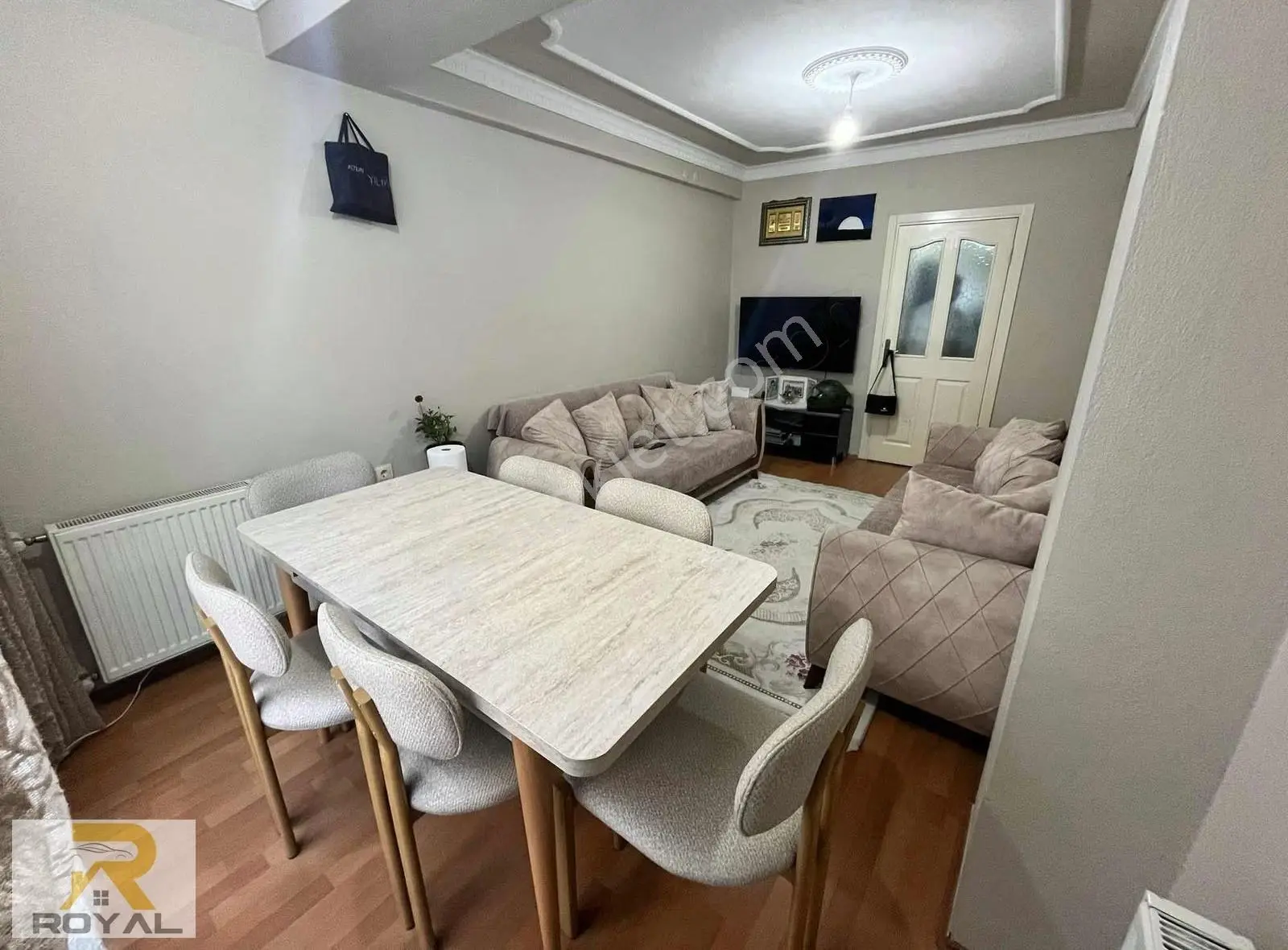 Royal'den Atatrük Mah'de 2+1 90 M2 Kullanışlı Balkonlu Ara Kat - Görsel 2