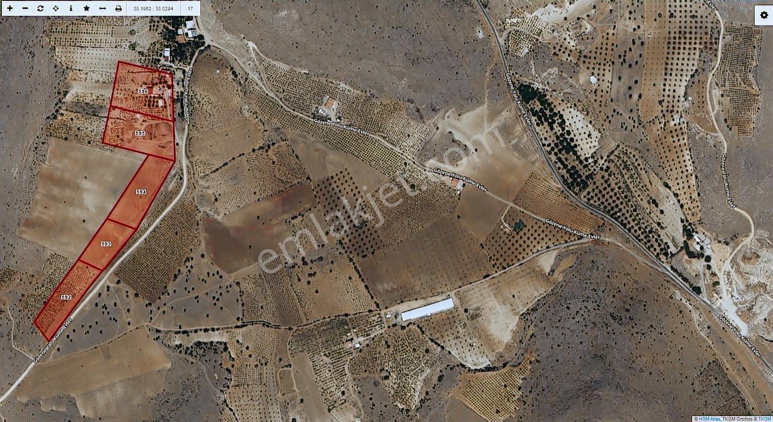 Malatya Yeşilyurt Gözene Dutlukuyu'da 39.500m2 Satılık Arsa - Görsel 9