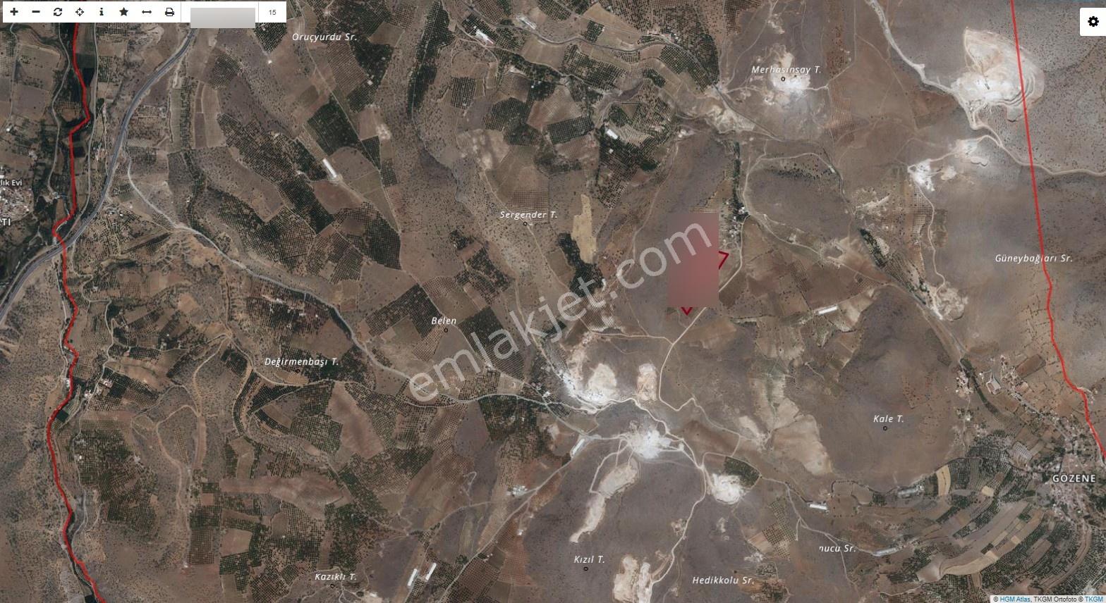 Malatya Yeşilyurt Gözene Dutlukaya'da 63.600m2 Satılık Arsa - Görsel 10