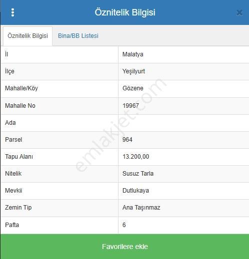 Malatya Yeşilyurt Gözene Dutlukaya'da 63.600m2 Satılık Arsa - Görsel 12