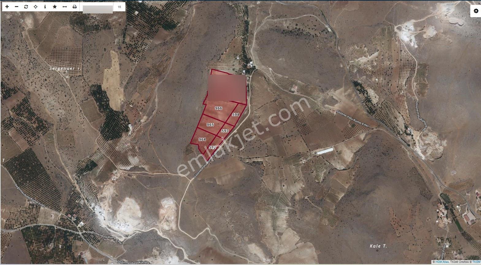 Malatya Yeşilyurt Gözene Dutlukaya'da 63.600m2 Satılık Arsa - Görsel 22