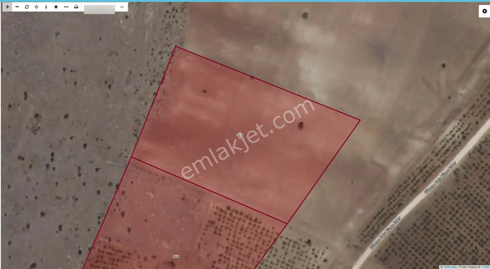Malatya Yeşilyurt Gözene Dutlukaya'da 63.600m2 Satılık Arsa - Görsel 2