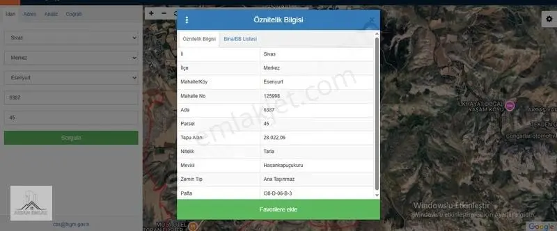 Aksan Emlak'tan Kardeşler Tepesin'de 28 Donum Satılık Tarla! - Görsel 2