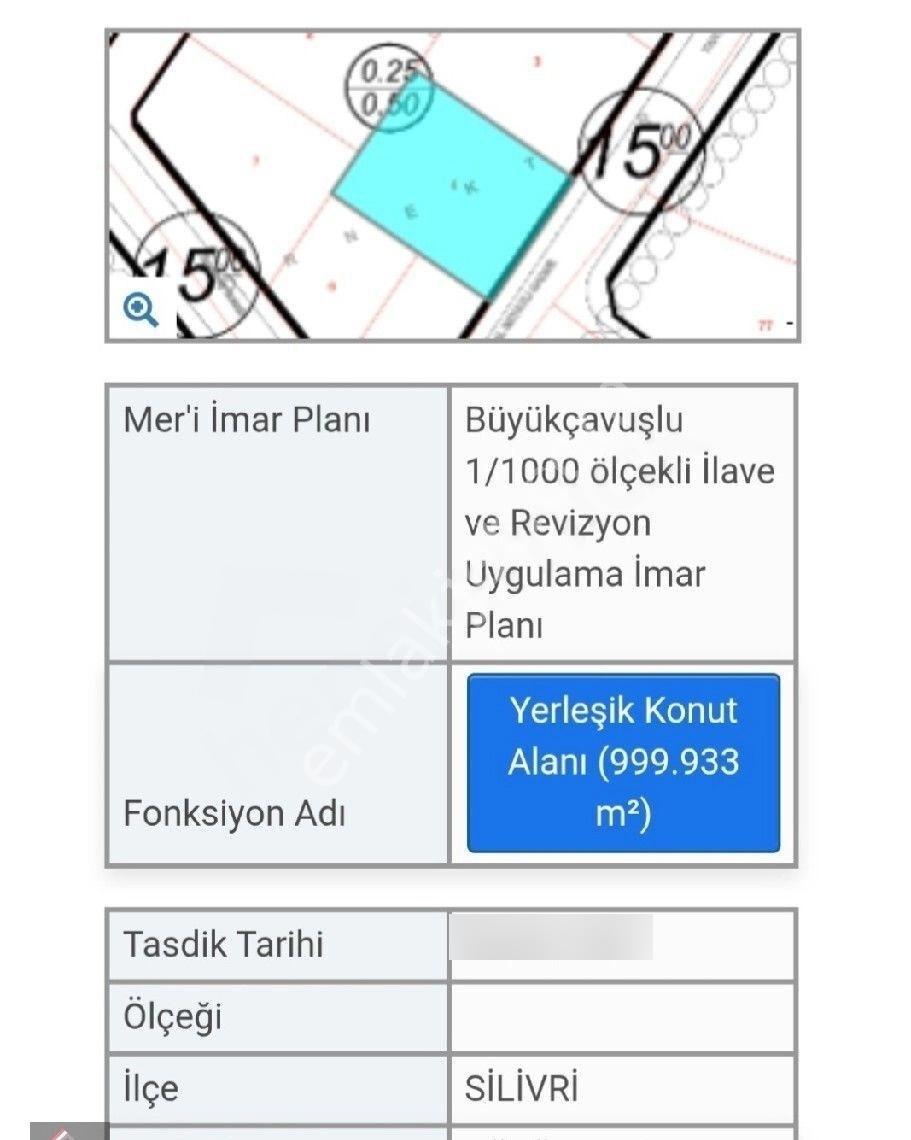 Silivri Büyükçavuşlu'da 1000 M2 Satılık Arsa - Görsel 4
