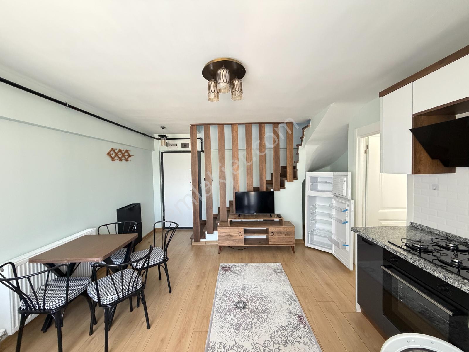 İncek'te Bulvara Sıfır Lüx Eşyalı Loft Kiralık 2+1 - Görsel 33