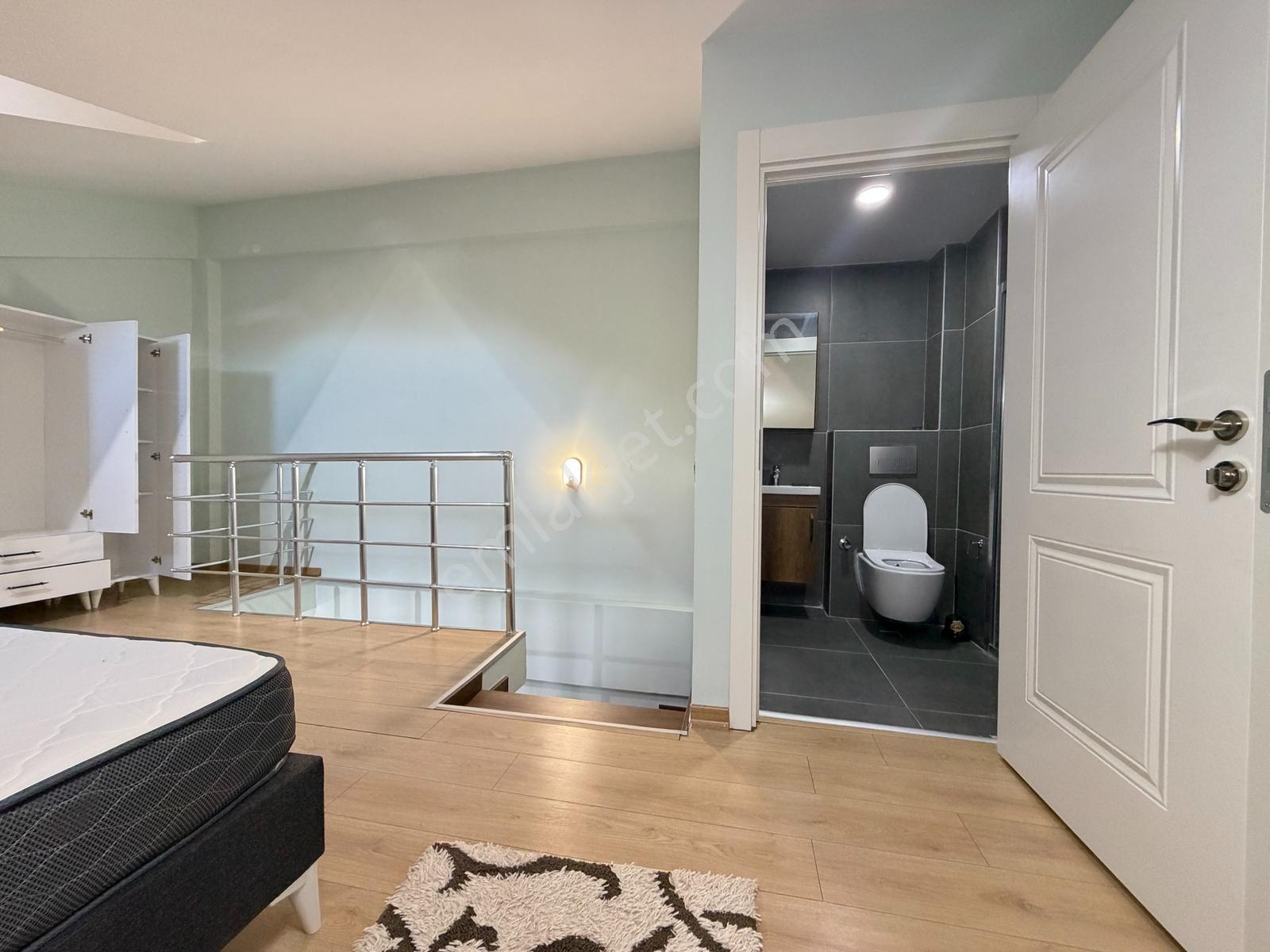 İncek'te Bulvara Sıfır Lüx Eşyalı Loft Kiralık 2+1 - Görsel 27