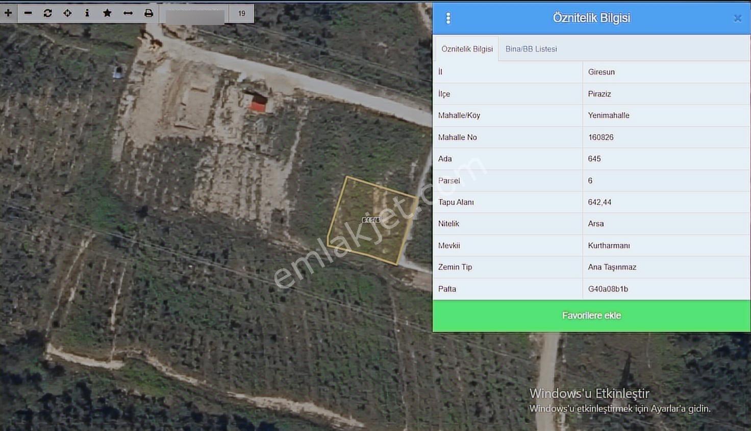 Delta Gayrimenkul'den Piraziz Yeni Mahalle'de Villalık Arsa! - Görsel 2
