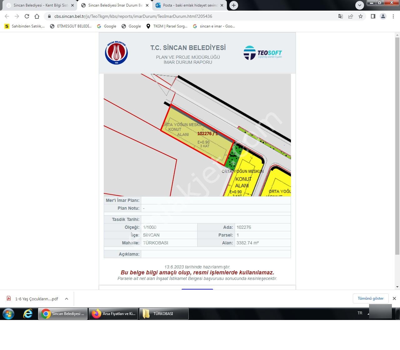 Türkobası Ana Bulvar Üzeri İmarlı Köşe Tek Tapu Ticariye Uygun