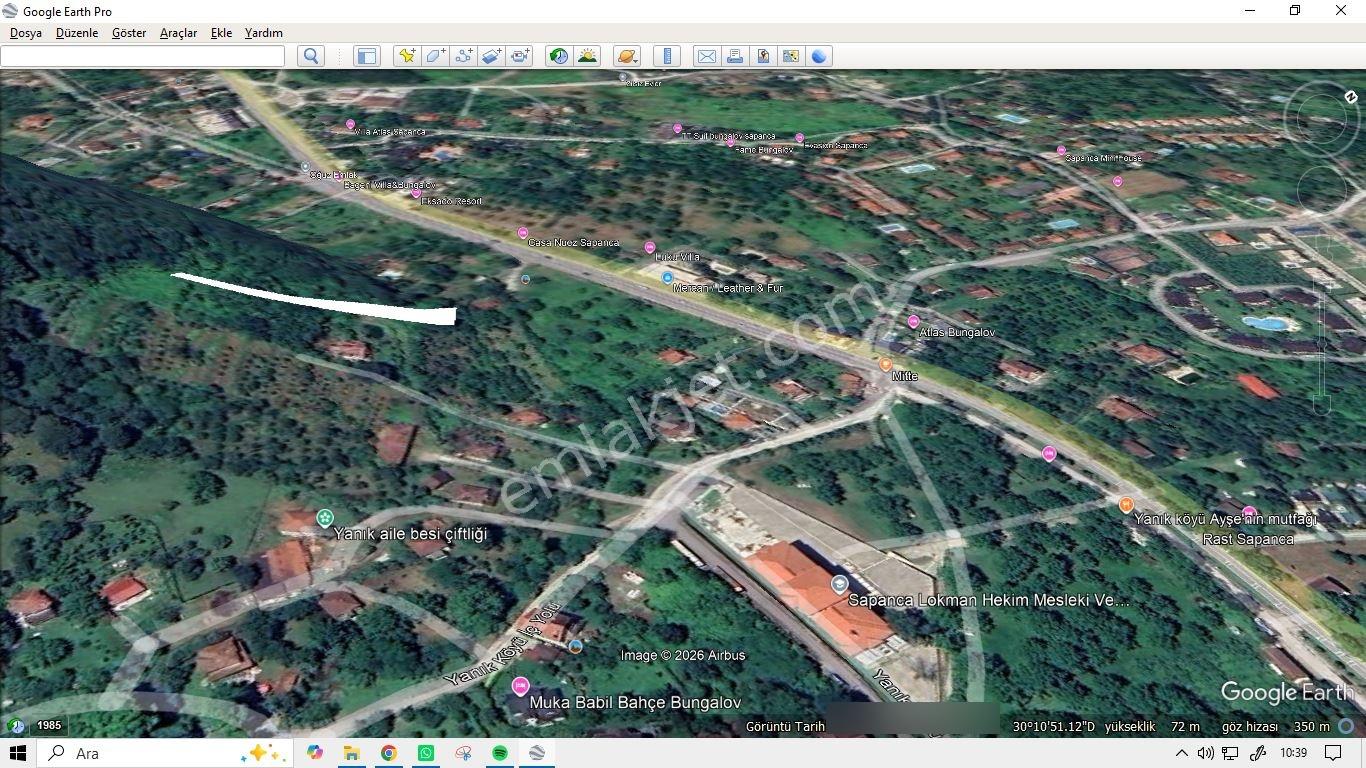 Sapanca Yanık'ta Doğayla İç İçe Satılık Arazi - Görsel 4