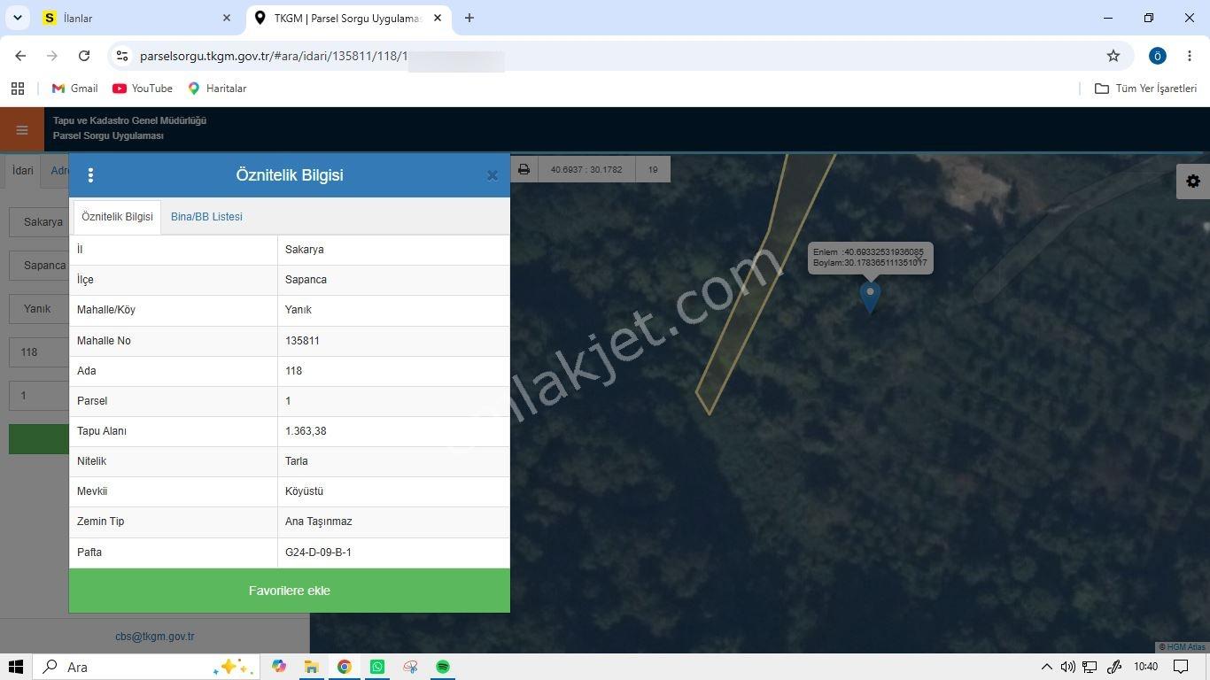 Sapanca Yanık'ta Doğayla İç İçe Satılık Arazi - Görsel 10