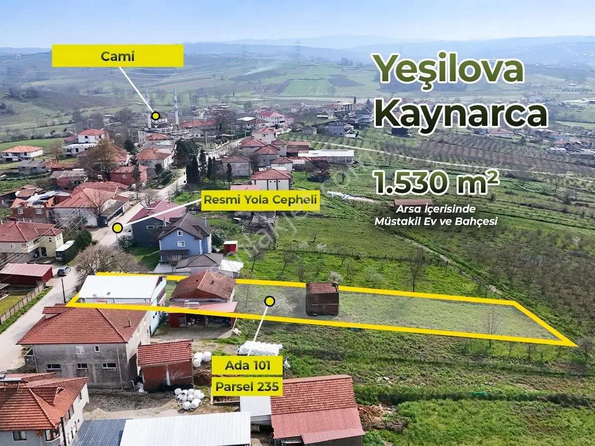 Ak Emlak'dan 1.530 M2 Arsa İçinde Tek Katlı Betonarme Ev Ve Ahır - Görsel 29