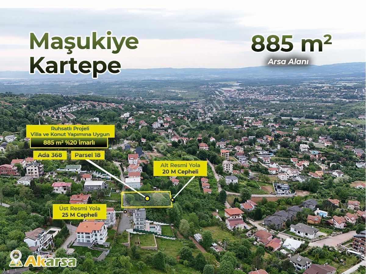 Kartepe Maşukiye'de Satılık Göl Manzaralı İmarlı Arsa - Görsel 2