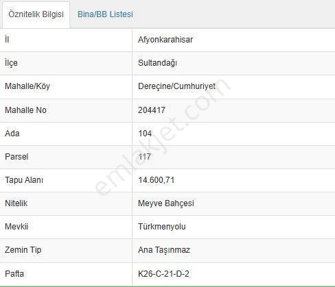 Akçay Emlak'tan Sultandağı Dereçine Mahallesinde Satılık 2 Parsel Meyve Bahçesi - Görsel 3